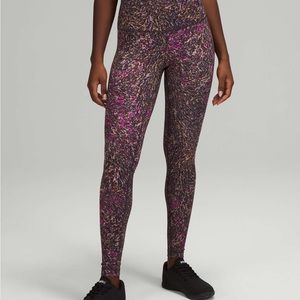 Lululemon Wunder Under leggings Full Length Size:0 Color: Topography Multi